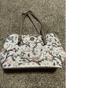 Vintage GITANO Purse Hand Bag Trees Birds Nice Piece !